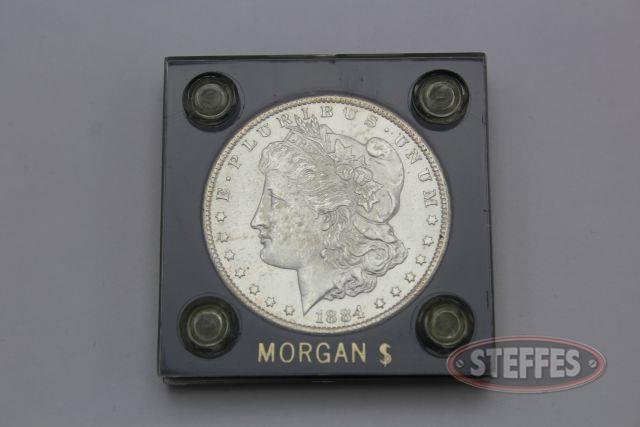 1884-CC Morgan Silver Dollar Choice BU